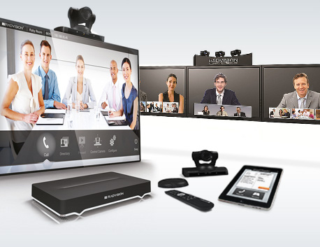 Video conferencing system for meeting rooms